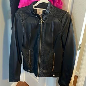 Guess leather jacket size M